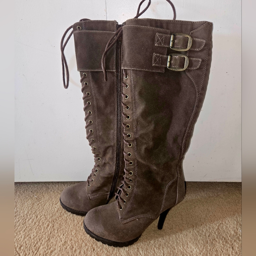 Stylish Brown Knee-High Boots